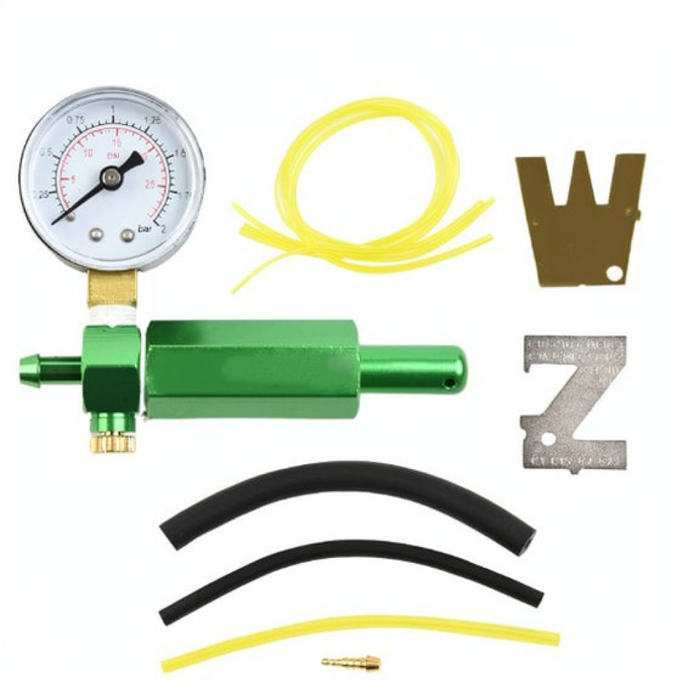 Fuel Pressure Test Gauge Kit Automotive - Karbüratör Contası Sızıntı Basınç Test Cihazı
