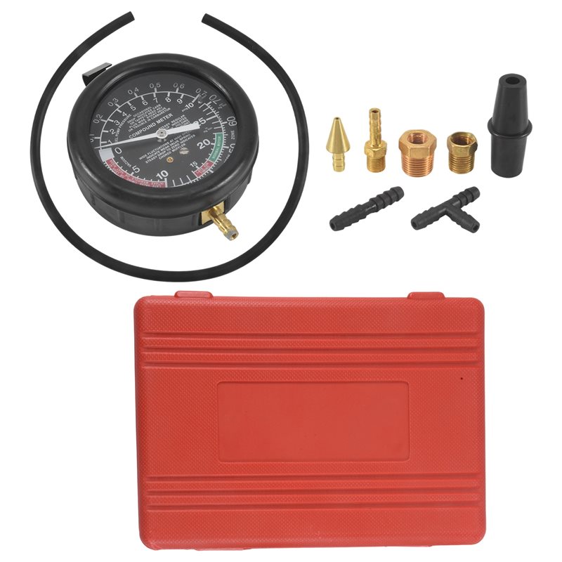 Fuel Pump Pressure Vacuum Tester Gauge - AS60-Araç Vakum ve Yakıt Pompası Test