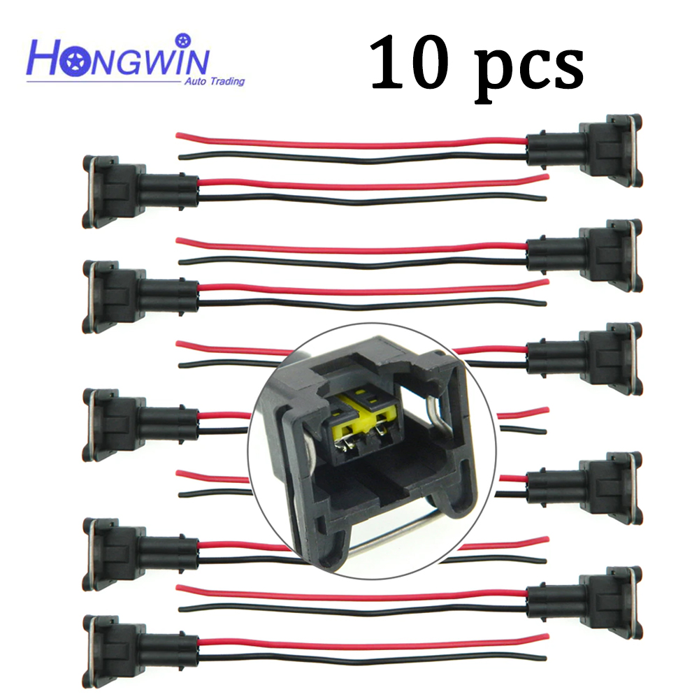 Fuel Injector Wiring Harness Plug Pigtail - X5/10 Yakıt Enjektör Bağlantı Kablosu, Klipsler,