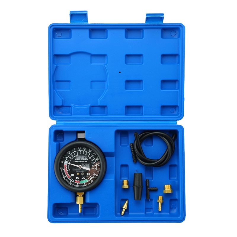 Fuel Pump Pressure Vacuum Tester Gauge - Vakum ve Yakıt Pompası Test Cihazı