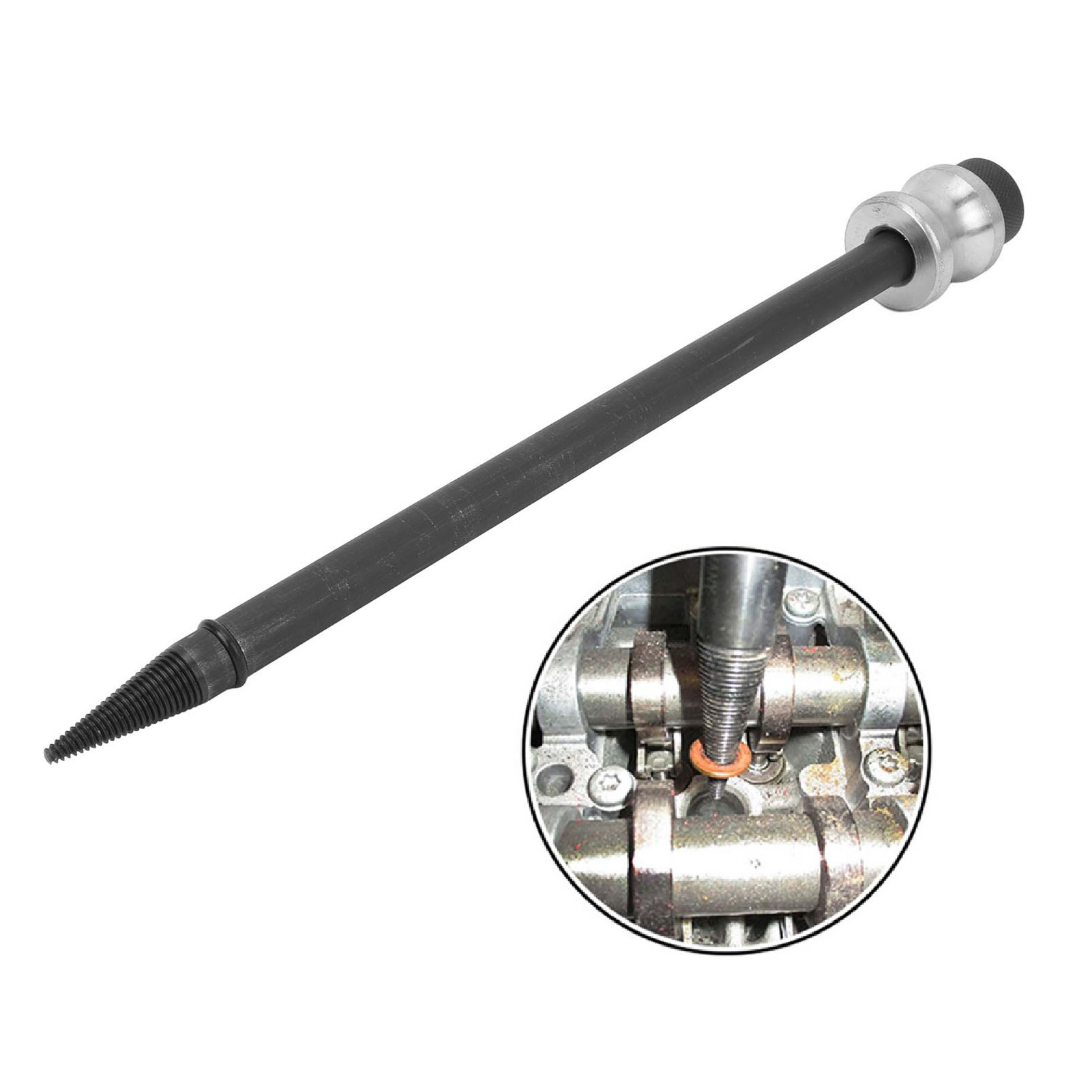 Fuel Injector Removal Tool Puller Slide - Araba Enjektör Contası Çıkarıcı, Çelik Konik