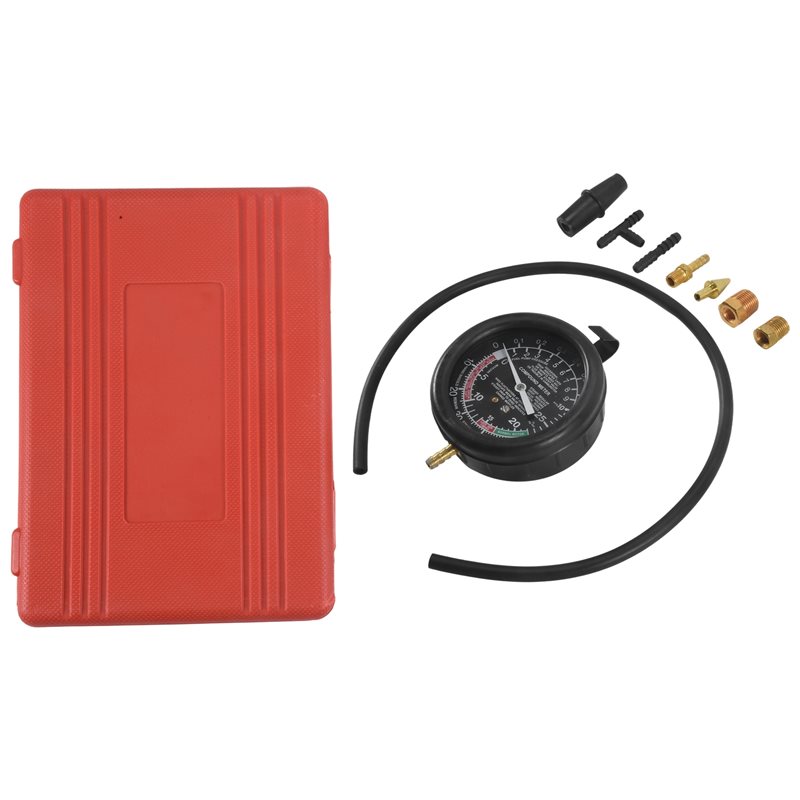 Fuel Pump Pressure Vacuum Tester Gauge - A27F-Araç Vakum ve Yakıt Pompası Test