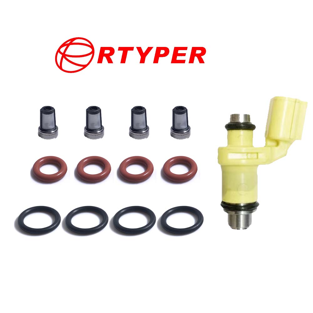 Fuel Injector Seal O-Ring Micro Filter Kit - 4/8 takım motosiklet 6C5-13761-00-00 yakıt enjektörü