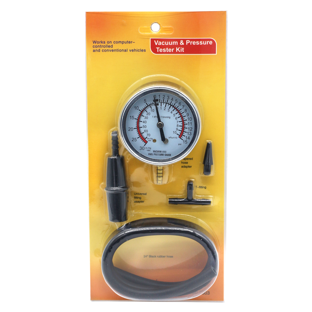 Fuel Pump Pressure Vacuum Tester Gauge - Otomotiv Motoru Yakıt Pompası Vakum Basınç