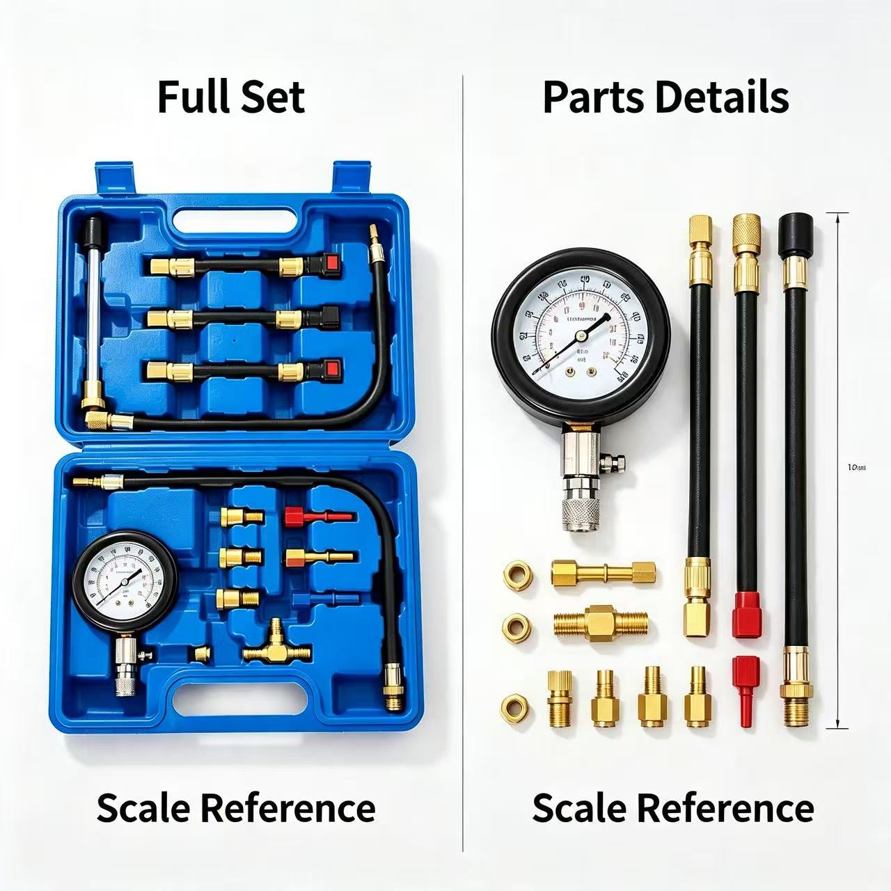Yakıt Basınç Göstergesi Test C - Fuel Pressure Test Gauge Kit Automotive incelemesi ve fiyatı