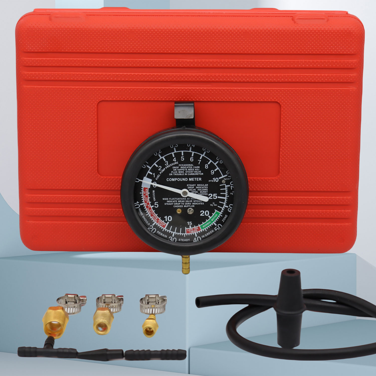 Yakıt pompası test cihazı ve o - Fuel Pump Pressure Vacuum Tester Gauge incelemesi ve fiyatı