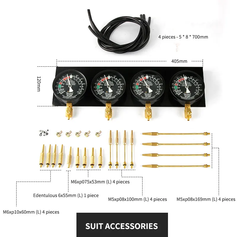 4 Silindirli Motosiklet Yakıt  - Carburetor Synchronous Vacuum Gauge Balance incelemesi ve fiyatı