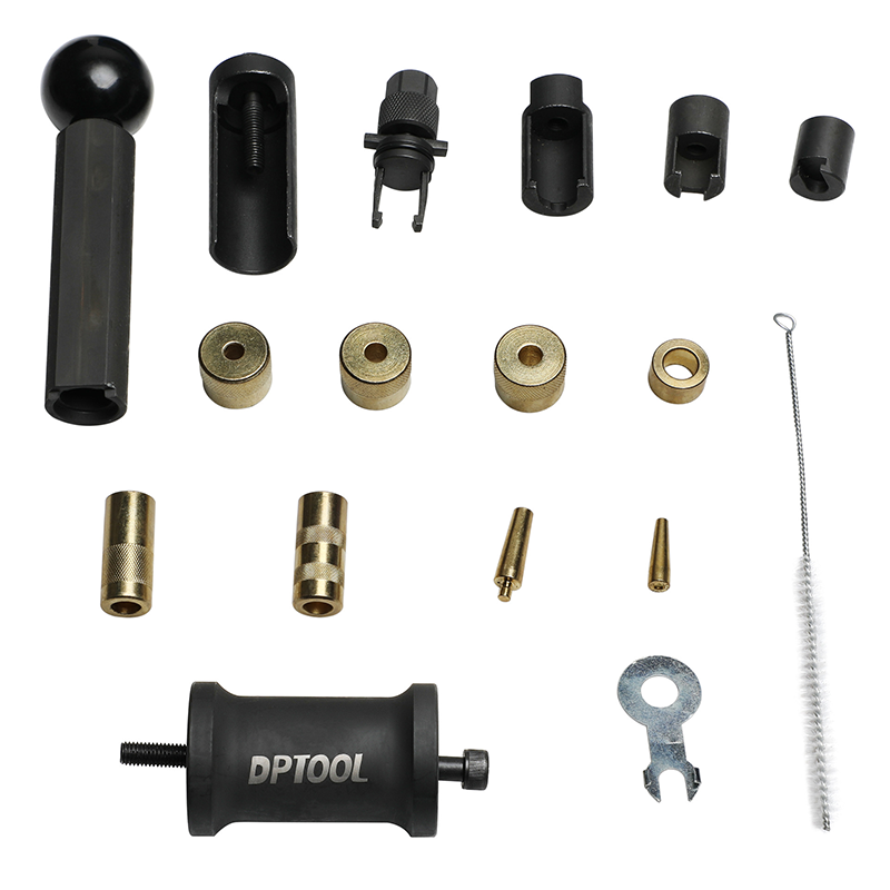 18 Parçalı Yakıt Enjektörü Tem - Fuel Injector Removal Tool Puller Slide incelemesi ve fiyatı