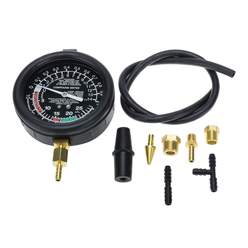 Araç Vakum ve Yakıt Pompası Te - Fuel Pump Pressure Vacuum Tester Gauge incelemesi ve fiyatı