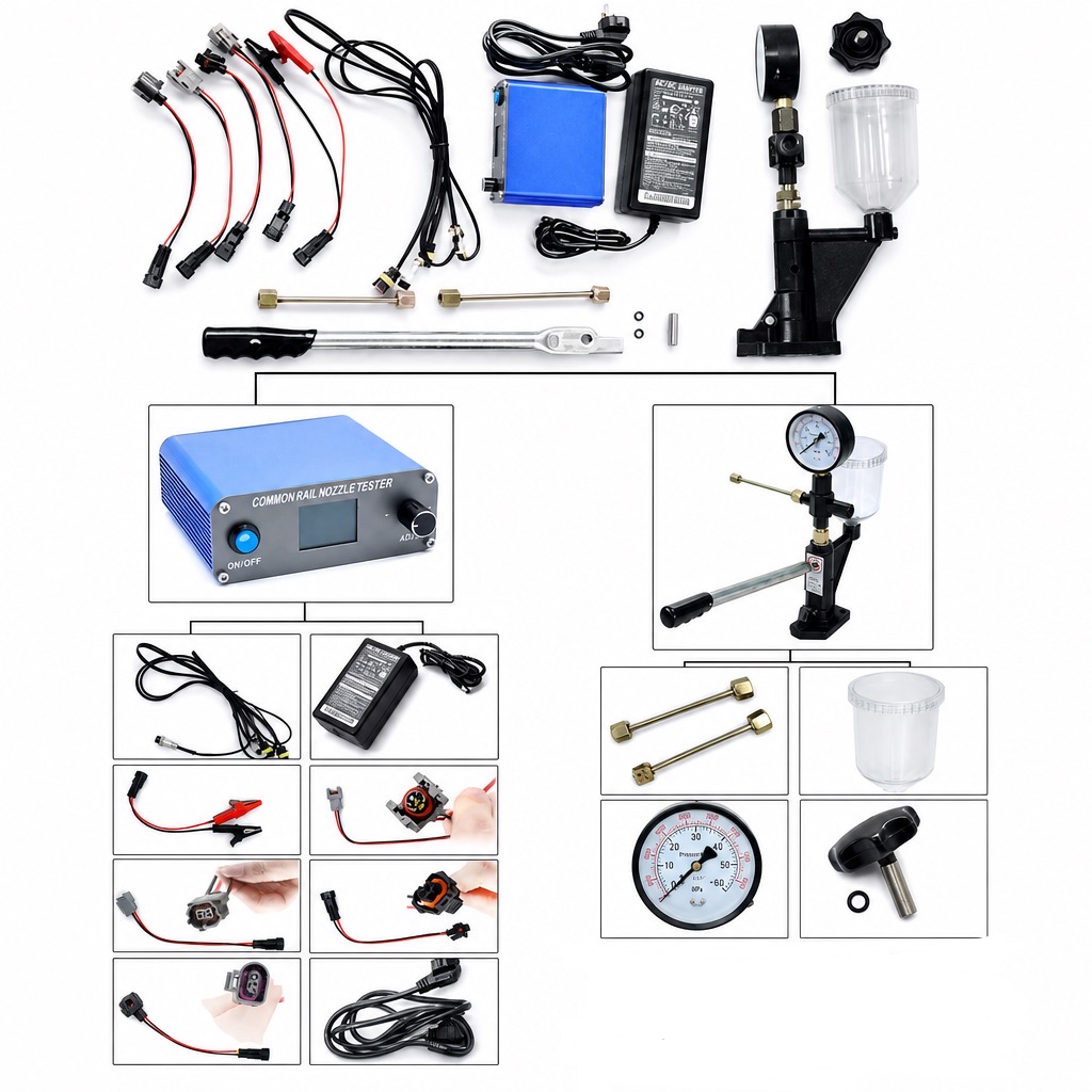 S60H Common Rail Enjektör Test - Diesel Common Rail Injector Tester Nozzle incelemesi ve fiyatı