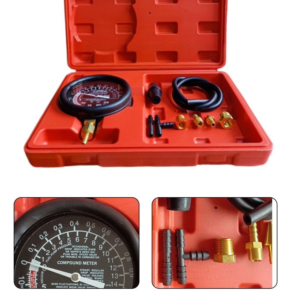 Yakıt Pompası ve Vakum Test Ci - Fuel Pump Pressure Vacuum Tester Gauge incelemesi ve fiyatı