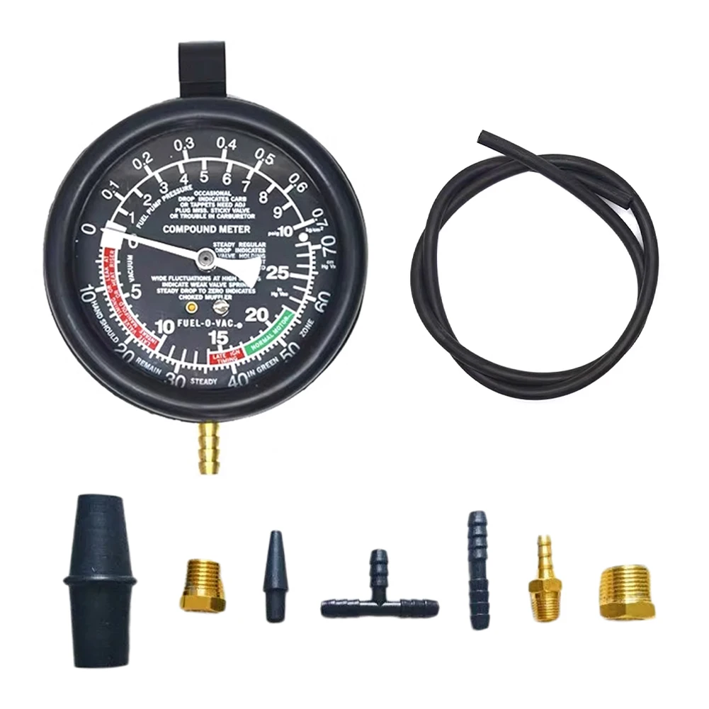 9 Parçalık Set: Araç Yakıt Pom - Fuel Pump Pressure Vacuum Tester Gauge incelemesi ve fiyatı
