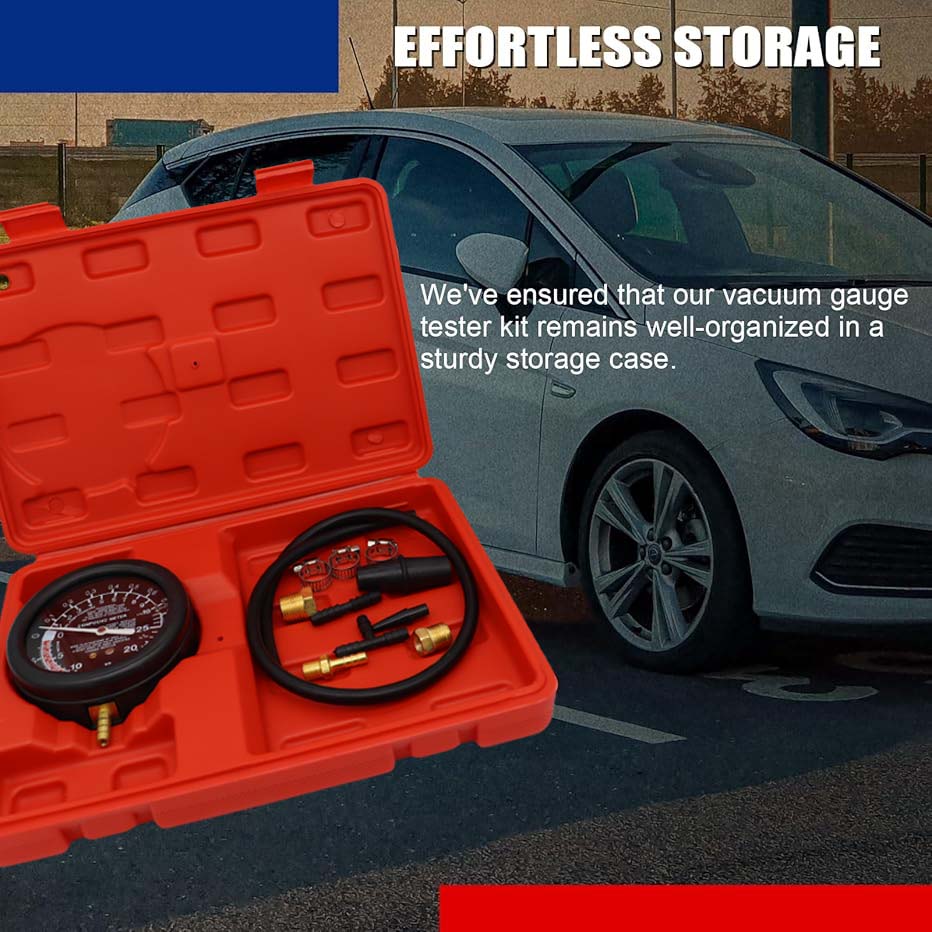 2024 yeni araba vakum ve yakıt - Fuel Pump Pressure Vacuum Tester Gauge incelemesi ve fiyatı
