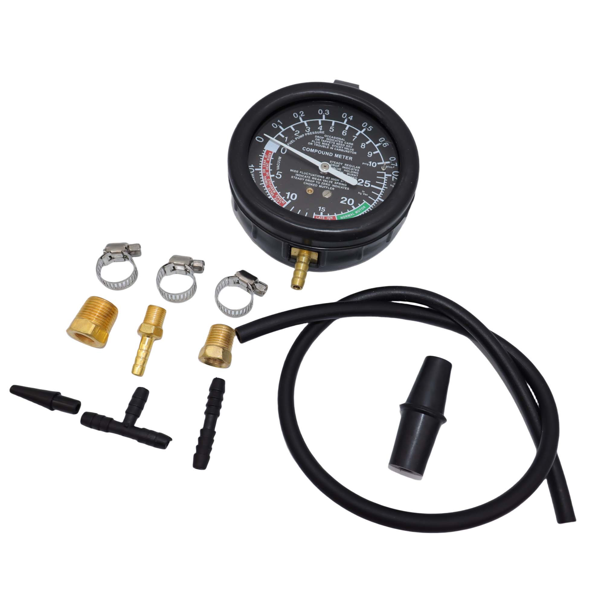 2024 yeni araba vakum ve yakıt - Fuel Pump Pressure Vacuum Tester Gauge incelemesi ve fiyatı