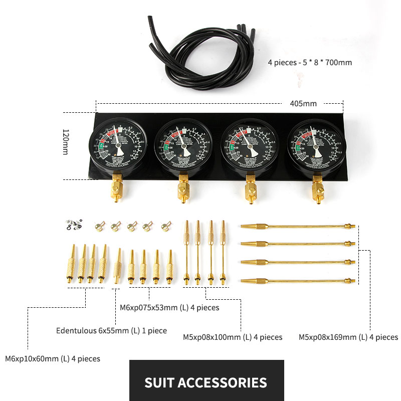 4 Silindirli Motosiklet Yakıt  - Carburetor Synchronous Vacuum Gauge Balance incelemesi ve fiyatı
