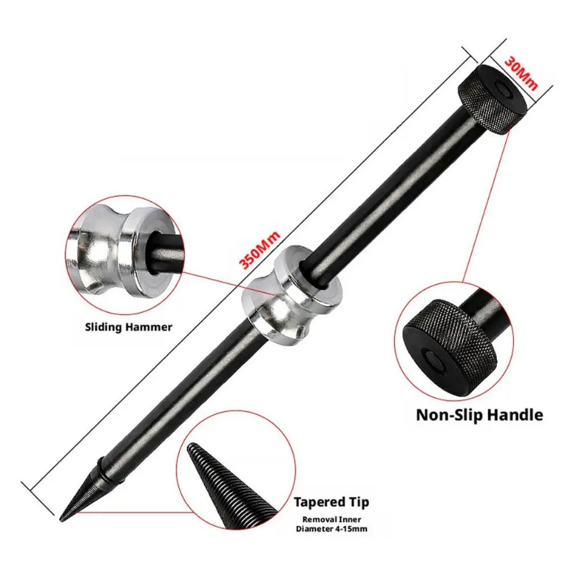 Araba Tamir Yakıt Enjektörü Co - Fuel Injector Removal Tool Puller Slide incelemesi ve fiyatı